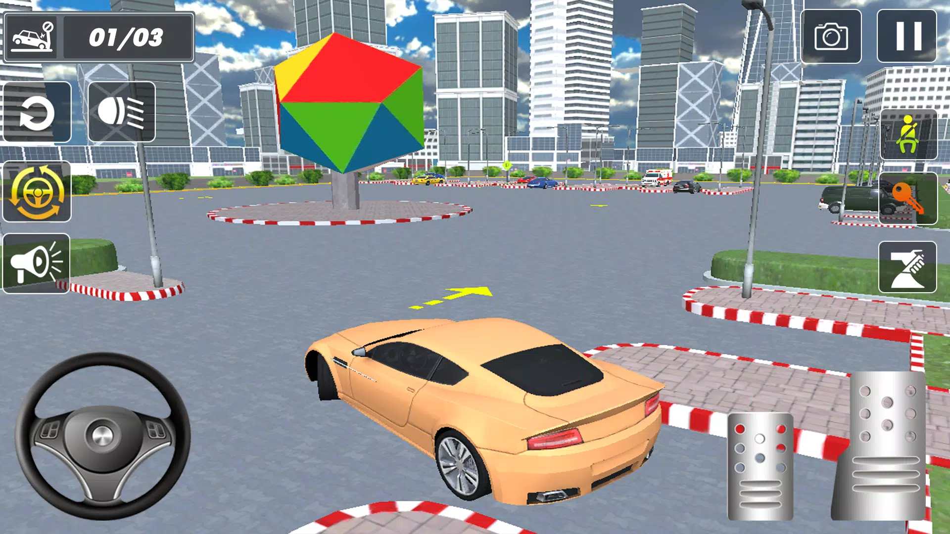 Car Parking 3D Simulation Game Captura de pantalla 1