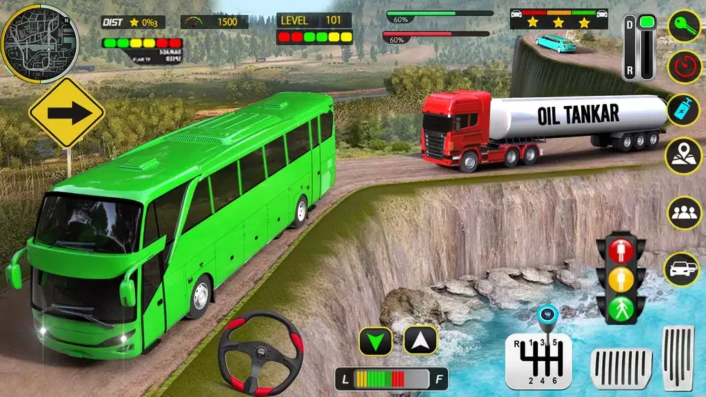 Coach Bus 3D Driving Games Capture d'écran 3