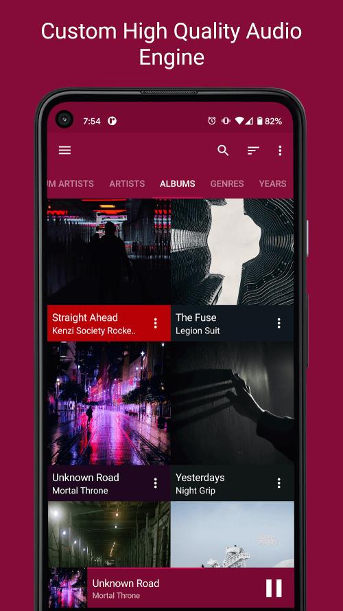 GoneMAD Music Player ภาพหน้าจอ 1