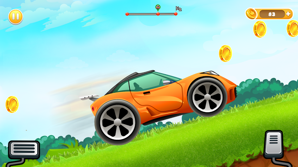 Uphill Races Car Game For Boys স্ক্রিনশট 0