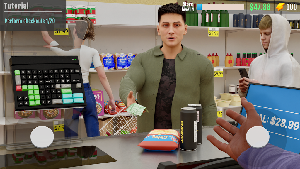 Supermarket Simulator 3D Store Captura de tela 2