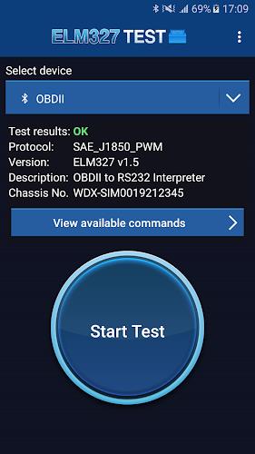 ELM327 Test Скриншот 0