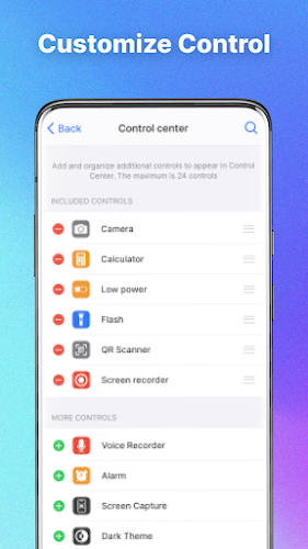 Control Center: IOS 17 স্ক্রিনশট 1