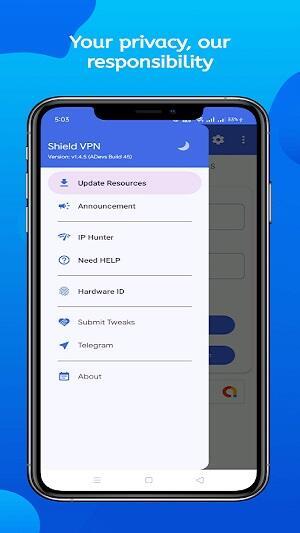 Shield VPN Mod ภาพหน้าจอ 1