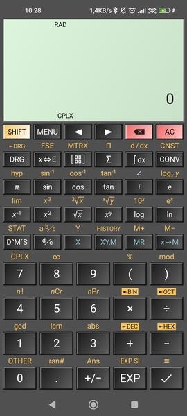 HiPER Scientific Calculator Captura de tela 0