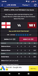 SA vs AFG Live Cricket Score Screenshot 0