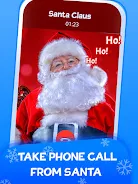 Fake Call Merry Christmas Game Captura de pantalla 0