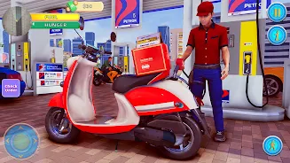 Food Delivery Boy Bike Game 3D Ekran Görüntüsü 2