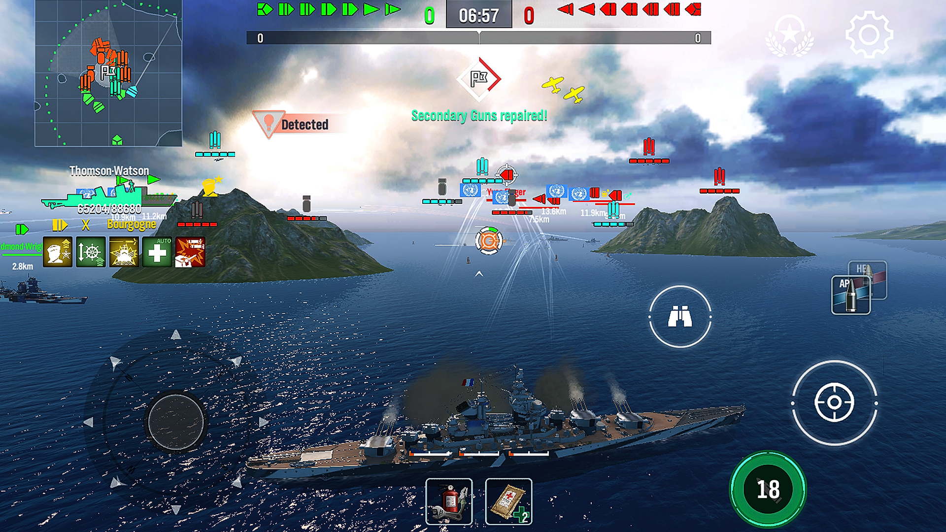 Warship World War Tangkapan skrin 2