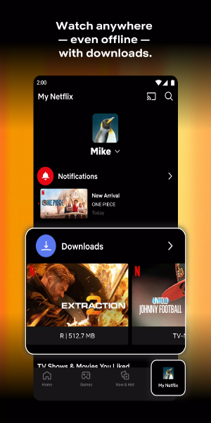 Netflix APK Schermafbeelding 1