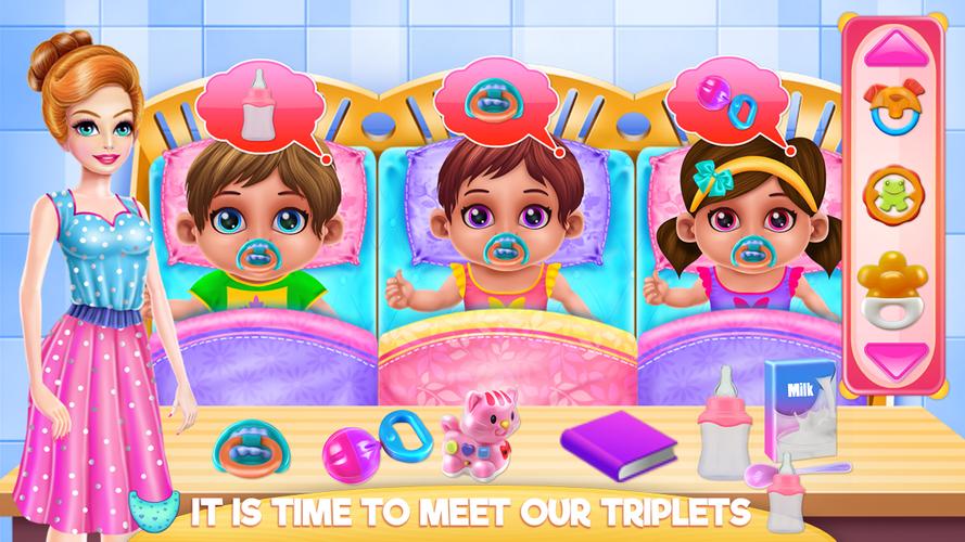 Crazy Mommy Triplets Care স্ক্রিনশট 2