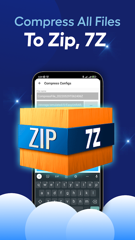 Pro 7-Zip, Unzip Rar Extractor Captura de pantalla 1