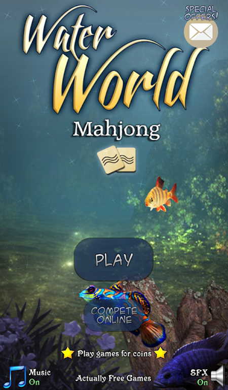 Hidden Mahjong: Underwater World Zrzut ekranu 0