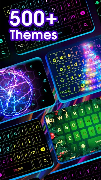 Neon LED Keyboard - клавиатура Скриншот 1