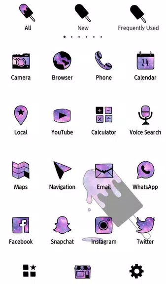 Popsicle Galaxy Theme স্ক্রিনশট 2