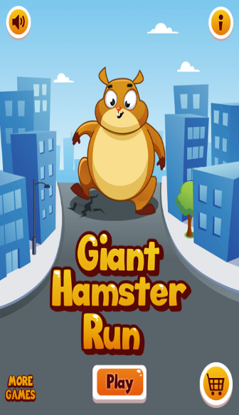 Giant Hamster Run Ekran Görüntüsü 1