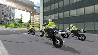 Police Motorbike Simulator 3D Zrzut ekranu 1