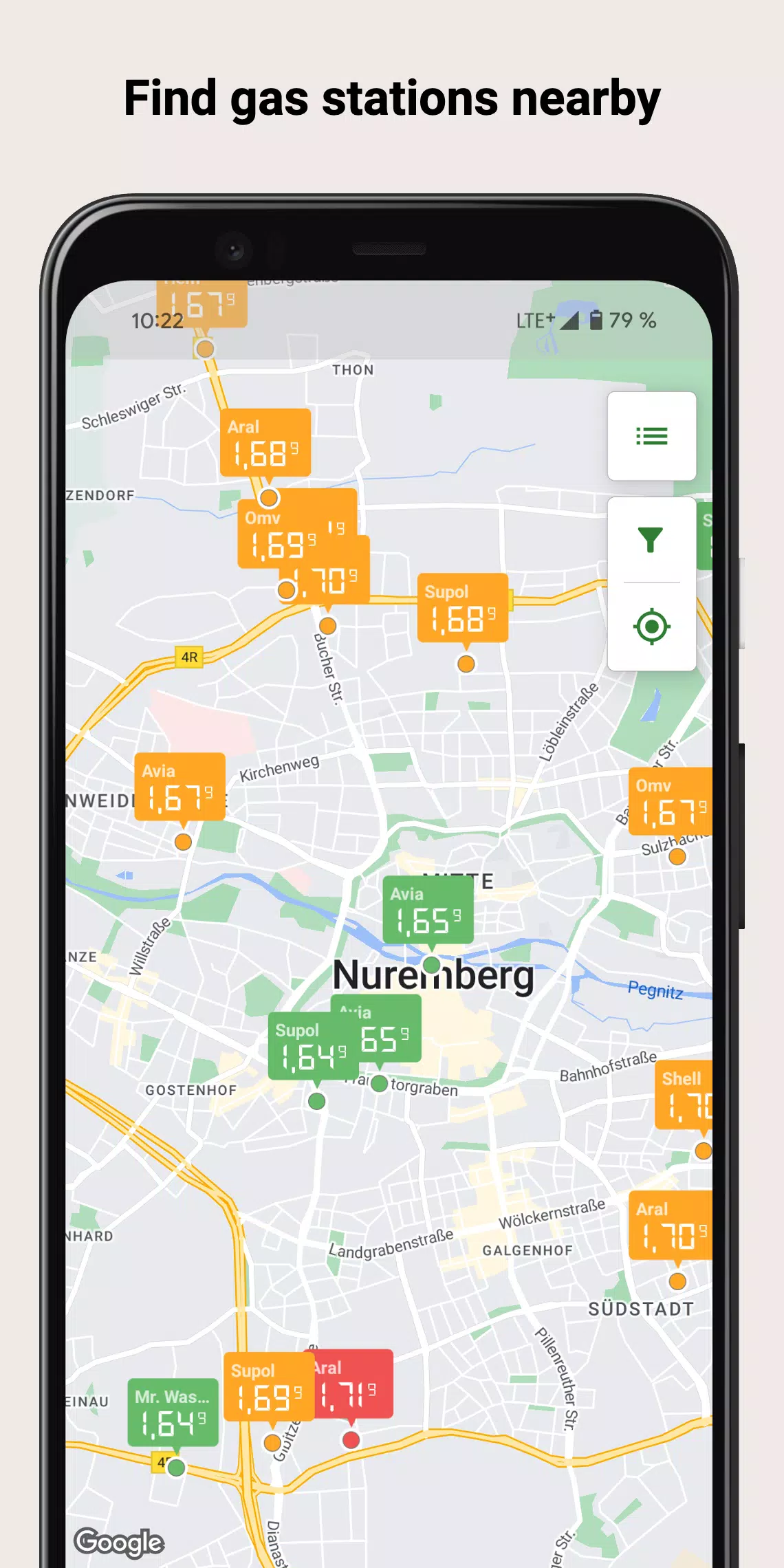 Gas Prices (Germany) ภาพหน้าจอ 1