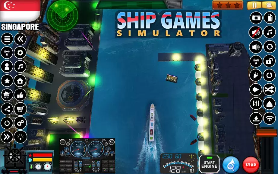 Big Cruise Ship Simulator Ảnh chụp màn hình 3