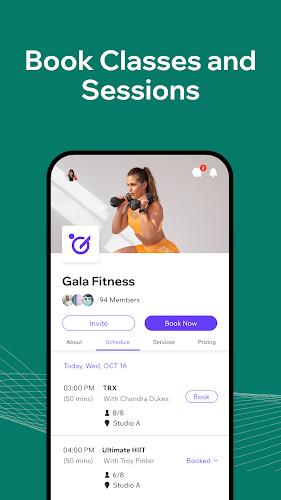 Fit by Wix: Book, manage, pay Скриншот 3