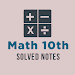 10th class math solution guide