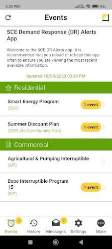 SCE DR Alerts Tangkapan skrin 0