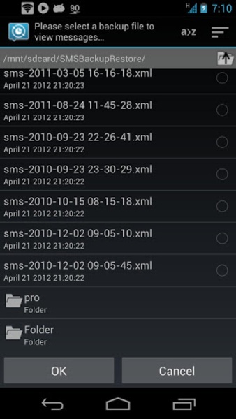 SMS Backup & Restore應用截圖第2張