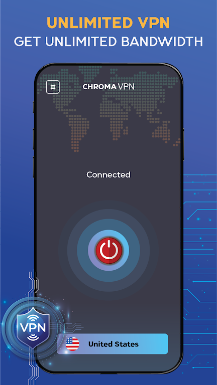 Chroma VPN Unblock Sites Proxy Ảnh chụp màn hình 2