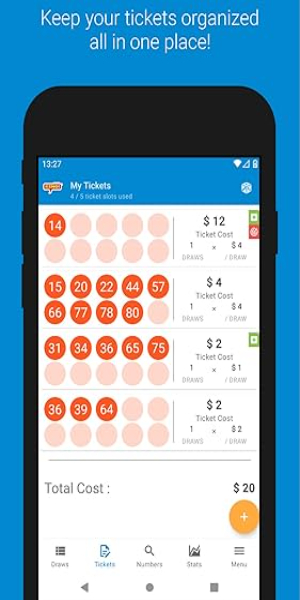 Georgia Lottery Keno : GA Live Results & Tickets ဖန်သားပြင်ဓာတ်ပုံ 1