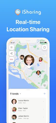 iSharing: GPS Location Tracker स्क्रीनशॉट 0