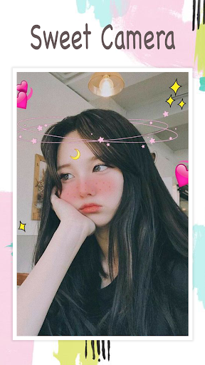 Live face sticker sweet camera應用截圖第0張