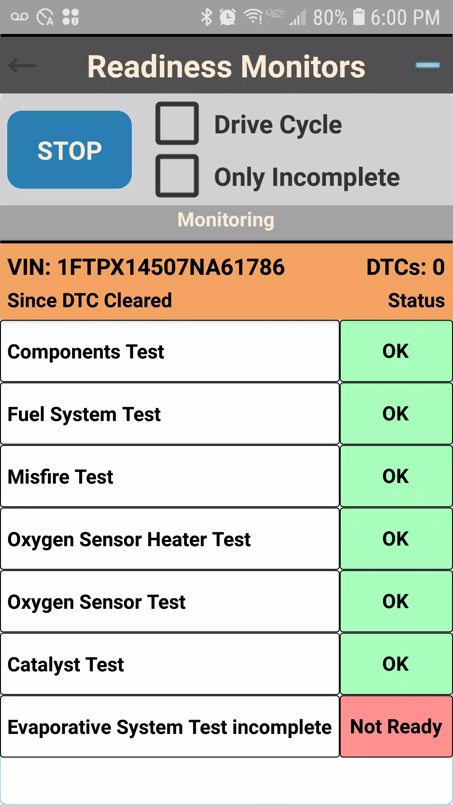 OS OBD2 Interface Schermafbeelding 2