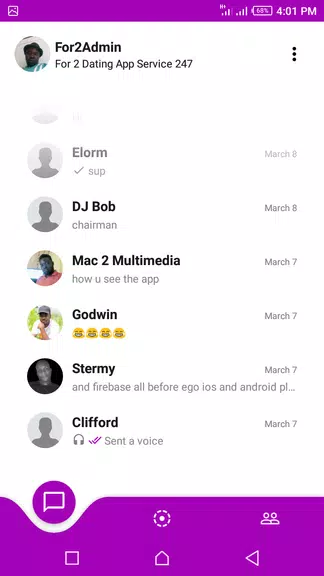 For 2 - Dating Messaging App Ekran Görüntüsü 3