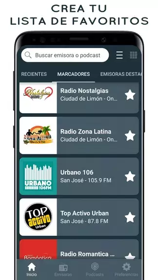 Radios de Costa Rica Online Ekran Görüntüsü 2