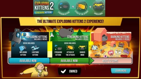 Explosage de chatons 2 ajoute cinq nouvelles cartes dans l'extension de chatons strike