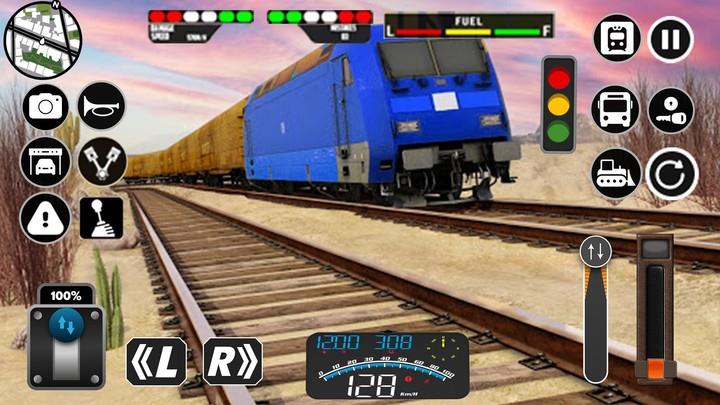 Indian Train Racing Games スクリーンショット 1