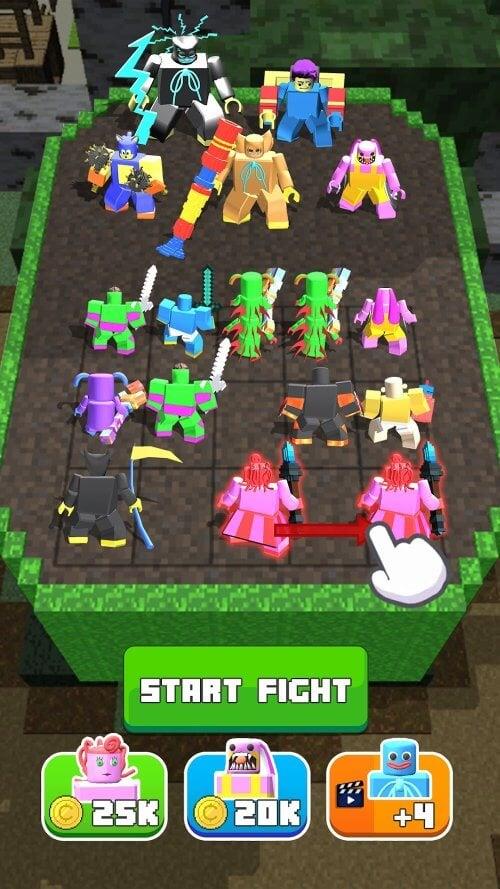 Craft Merge Battle Fight Tangkapan skrin 1