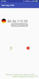 Germany VPN - OpenVPN軟體插件 (跨區)應用截圖第1張