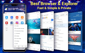 Web Browser & Fast Explorer Schermafbeelding 2