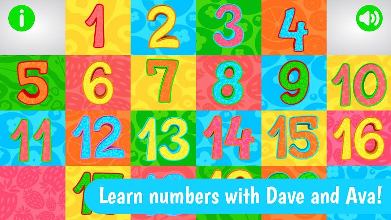 Numbers from Dave and Ava Schermafbeelding 0