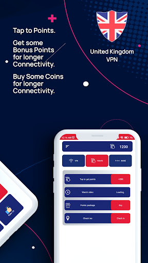 UK Vpn Get United Kingdom IP ภาพหน้าจอ 1