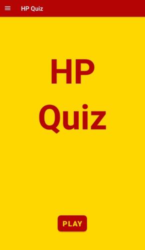 HP Quiz Screenshot 0