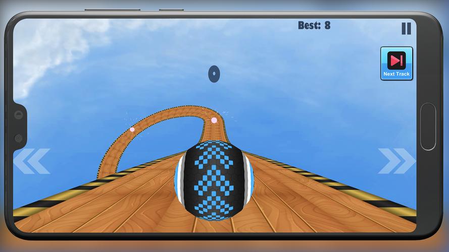 Rolling Ball Impossible road Captura de pantalla 1