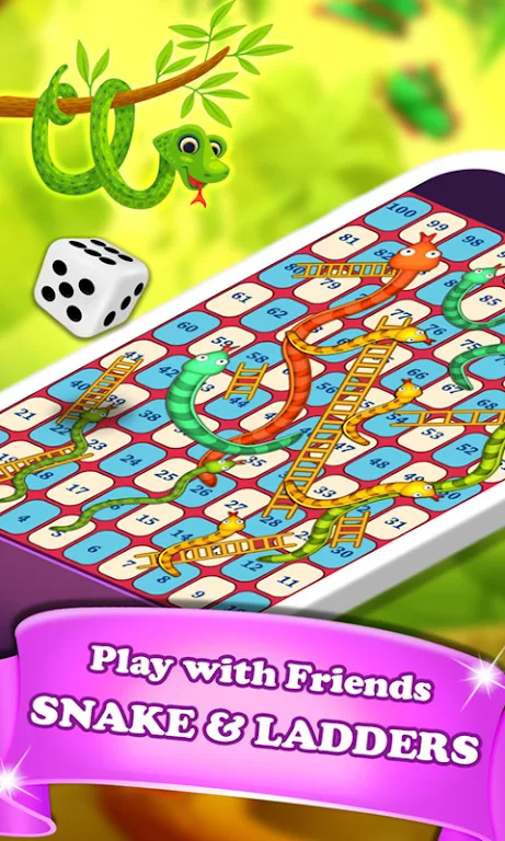 Snakes and Ladders Dice Game應用截圖第1張