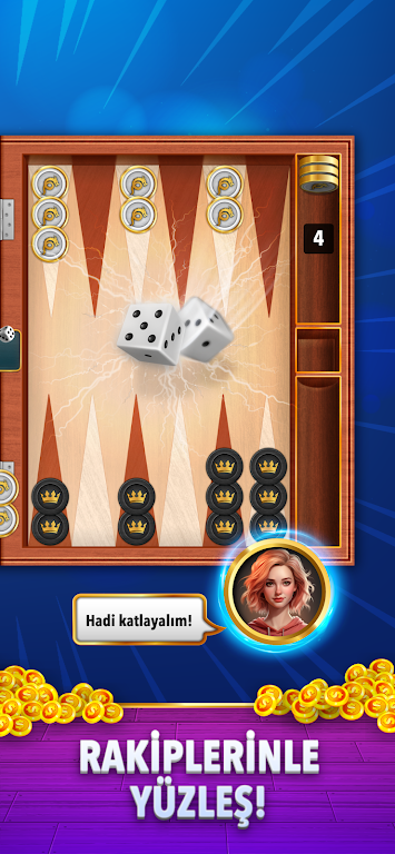 Masters of Backgammon : Online Schermafbeelding 1