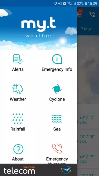 my.t weather Zrzut ekranu 2