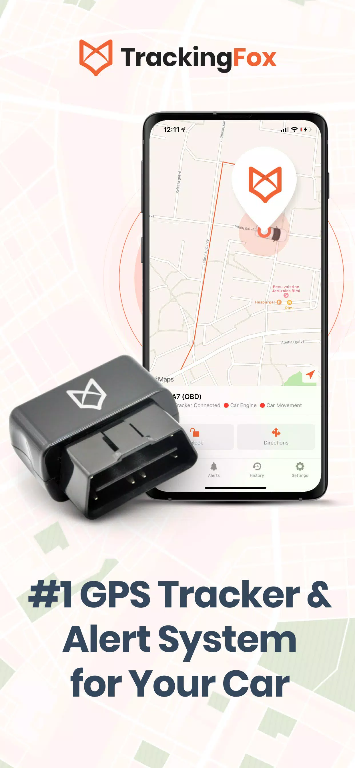 TrackingFox Car GPS Tracker 스크린샷 0