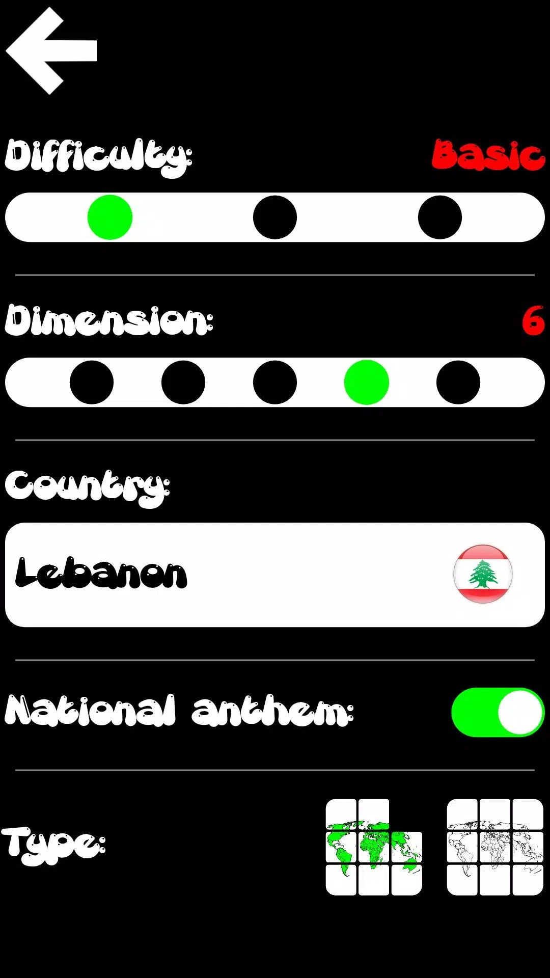 Sliding geographic puzzle应用截图第2张