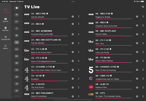 IPTV Smarters Expert - 4K スクリーンショット 1