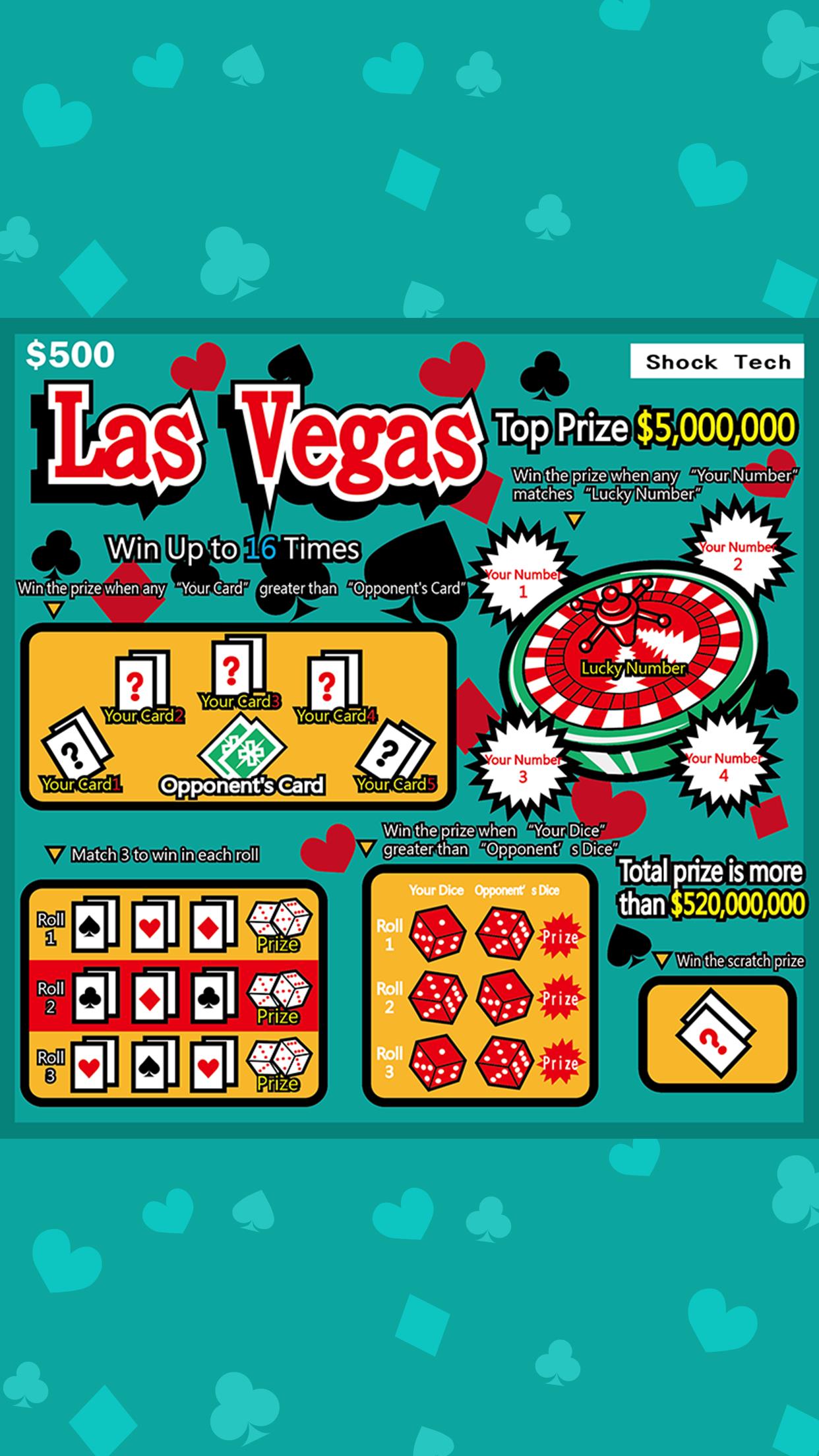 Las Vegas Scratch Ticket Ekran Görüntüsü 0